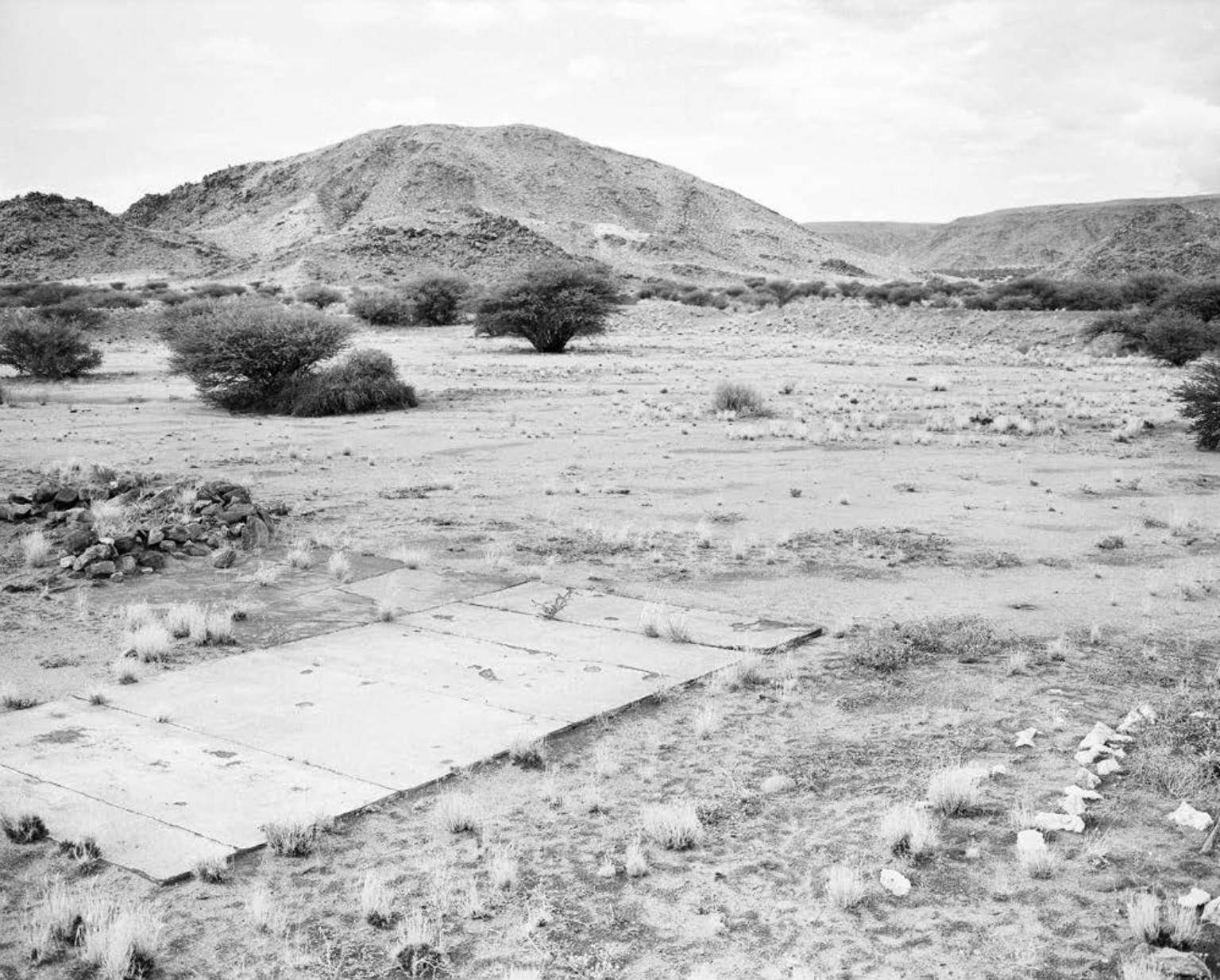 JO, Floor slab, temporary military base, Riemvasmaak 2012